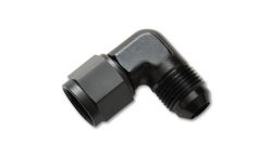 Vibrant -8AN Female To -8AN Male 90 Degree Swivel Adapter Fitting