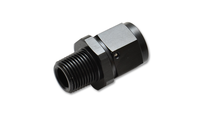 Vibrant -6AN To 1/8'' NPT Female Swivel Straight Adapter Fitting