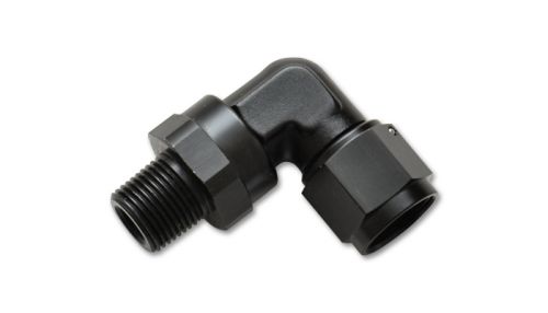 Black Aluminum Adapter AN6 90-Degree Swivel Elbow Fitting - Female To Female, For Fuel Or Oil Lines 6AN Fuel Line Fitting - Foto 2