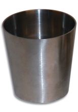 Vibrant Stainless Steel Straight Reducer: 3" to 2-1/2"