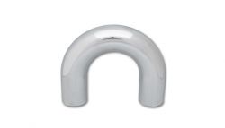 Vibrant Performance 3'' O.D. Universal Aluminum Tubing (180 Degree Bend) - Polished
