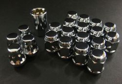 Project Kics Bull Lock Chrome Lug Nuts and Locks M12 x 1.5