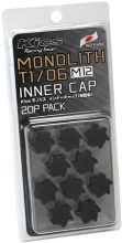 Project Kics Black M12 Monolith Cap Set (20 Pack)