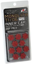 Project Kics Red M12 Monolith Cap Set (20 Pack)