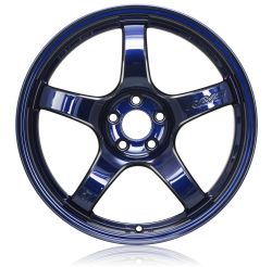 Gram Lights 57cr 18x9.5 +12 5x114.3 Eternal Blue Wheel