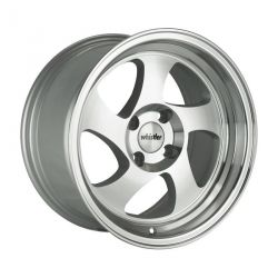 Whistler KR1 Silver w/ Machined Face 16x8 +20mm Offset Wheel: 4x114.3