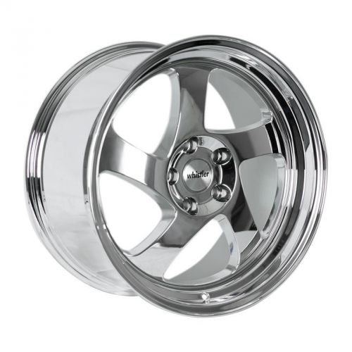 Whistler KR1 Chrome 18x8.5 +35mm Offset Wheel 5x114.3 K Series Parts