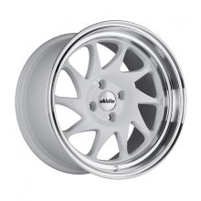 Whistler KR7 White w/ Machined Lip 16x8 +0mm Offset Wheel: 4x100 Whistler KR7 White w/ Machined Lip 16x8 +0mm Offset Wheel: 4x100