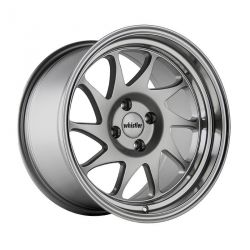 Whistler KR7 Silver w/ Machined Lip 16x9 +15mm Offset Wheel: 4x100