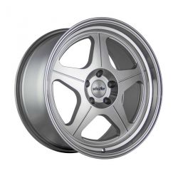 Whistler KR3 Silver w/ Machined Face 19x9.5 +22mm Offset Wheel: 5x114.3