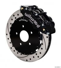 Wilwood 06-15 Civic Black Caliper Drilled Rotor Narrow Superlite 6R Front BBK