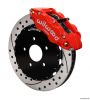 Wilwood 06-15 Civic Red  Caliper Slotted RotorNarrow Superlite 6R Front BBK