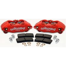 Wilwood 90-01 Integra / 99-00 Civic Si Red Forged DPHA Front Caliper Kit Uses OE Rotors