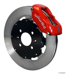 Wilwood 90-01 Integra Red Caliper Plain Rotor4 Piston Dynalite Front Big Brake Kit
