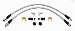 Wilwood 06-15 Civic With BBK Stainless Steel Front Brake Line Kit