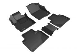 3D MAXpider 18-22 Accord Front and Rear KAGU Black Floor Mats