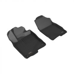 3D MAXpider 22-25 Civic/23-25 Integra Black KAGU Series Custom Fit All-Weather Front Floor Mats
