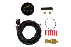 AEM Black 52mm X-Series 0-100psi Fluid Pressure Digital Gauge Kit