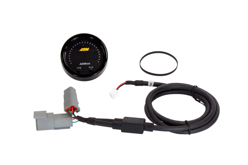 AEM 52mm Black Bezel X-Series AEMnet CAN Bus Gauge Kit