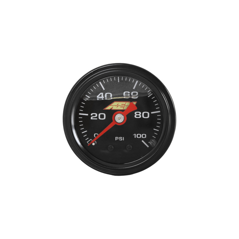 AEM 0-100 PSI Liquid-Filled Mechanical Pressure Gauge