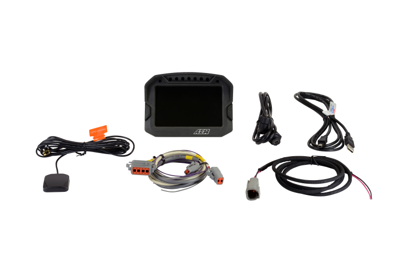 AEM CD-5LG Carbon Logging Display with Internal GPS