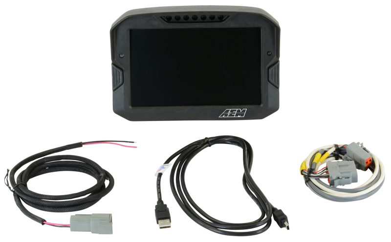 AEM CD-7 Carbon Fiber Digital Race Dash Display with 7-Inch Color Screen and CAN Input