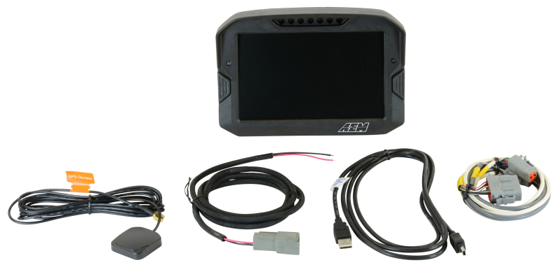 AEM CD-7G Carbon Non-Logging Display with Internal GPS