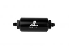 Aeromotive Bright Dip Black -6AN In-Line Fuel Filter with 10-Micron Microglass Element Aeromotive Bright Dip Black -6AN In-Line Fuel Filter with 10-Micron Microglass Element