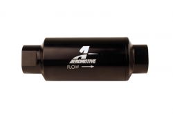 Aeromotive Bight Dip Black ORB-10 In-Line Filter with 10 Micron Microglass Element