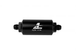 Aeromotive Black -8AN 10 Micron In-Line Fuel Filter with Microglass Element