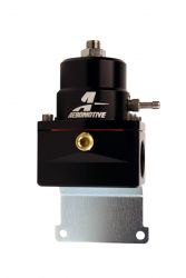 Aeromotive Black Adjustable EFI Return Style Regulator with Dual -10AN Inlet and -6AN Return