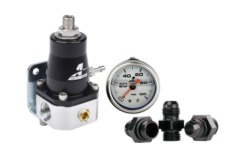 Aeromotive -6AN 40-75psi Fuel Pressure Regulator and Fitting Kit