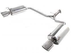 Takeda 13-17 Accord Coupe V6 3.5L Polished 304 Stainless Steel Axle-Back Exhaust System