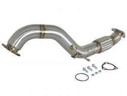 aFe 17-21 Civic Type R Twisted Steel 3-Inch 304 Stainless Steel Mid-Pipe
