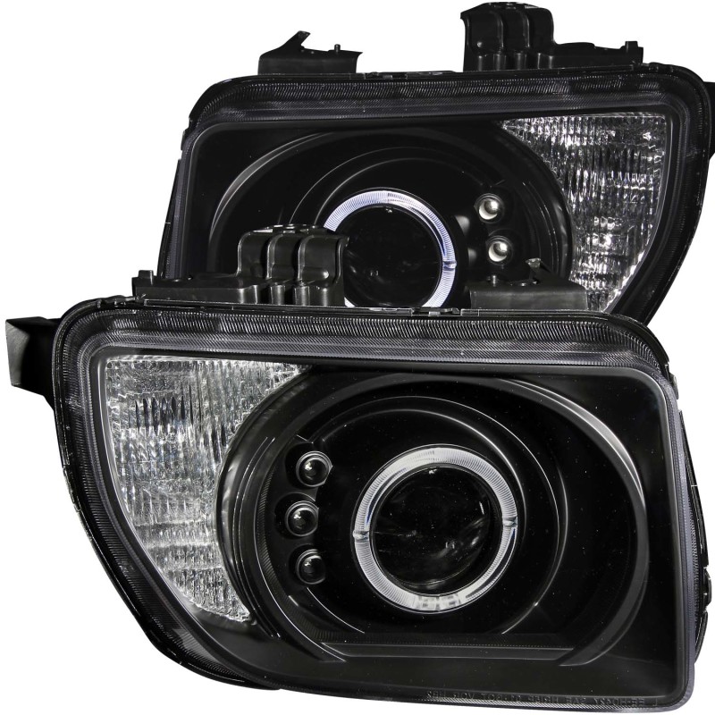 ANZO 03-06 Element Black Projector Headlights with Halo