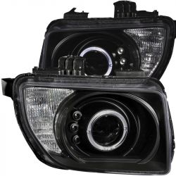 ANZO 03-06 Element Black Projector Headlights with Halo