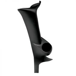 AutoMeter Black 92-95 Civic Coupe Full Length Single Gauge Mount A-Pillar Pod