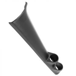 Autometer Black 96-00 Civic Coupe Full Length 52mm Dual A-Pillar Gauge Pod