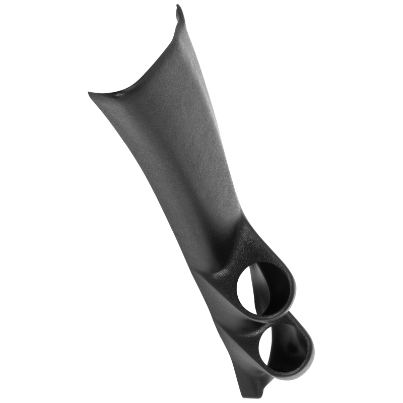 AutoMeter Black 01-03 Civic Coupe Full Length Dual 52mm A-Pillar Gauge Pod