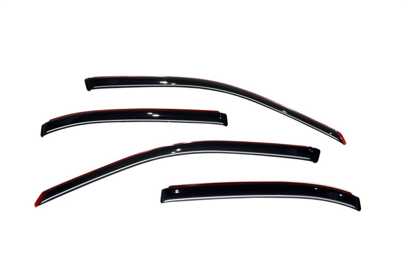 AVS 01-05 Civic Smoke In-Channel Ventvisor Front and Rear Window Deflectors