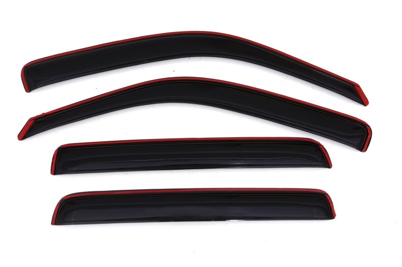 AVS 06-14 Ridgeline Smoke In-Channel Ventvisor Front and Rear Window Deflectors
