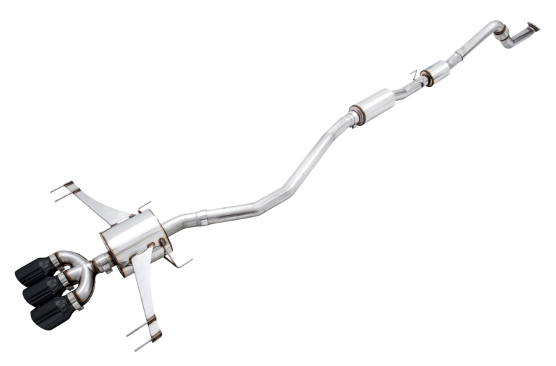 AWE Tuning 17-21 Civic Type R Touring Edition Exhaust with Diamond Black Tips and Front Pipe