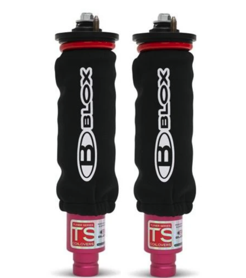 BLOX Racing Black Neoprene Pair of Coilover Covers