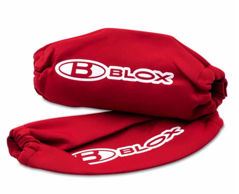 BLOX Racing Red Neoprene Pair of Coilover Covers