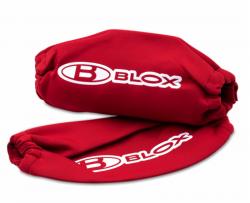 BLOX Racing Red Neoprene Pair of Coilover Covers