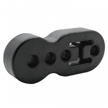 BLOX Racing Black 12mm Universal 4-Hole Exhaust Hanger