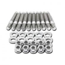 BLOX Racing M8x1.25 45mm Length 8-Piece Manifold Stud Set