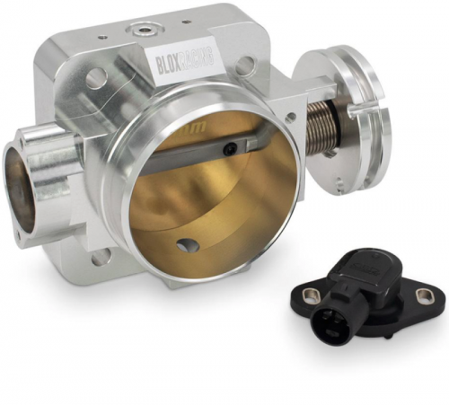 BLOX Racing Honda B/D/H/F Series 76mm Black Billet Throttle Body