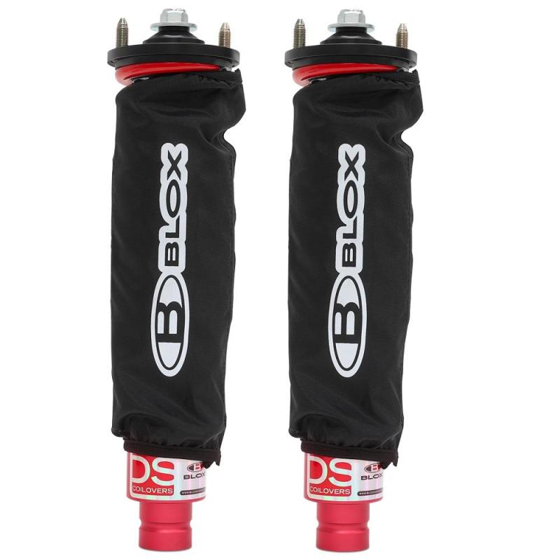 BLOX Racing Black Pair of Coilover Covers