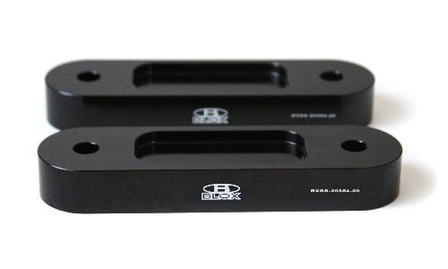 BLOX Racing 00-09 S2000 Black Front 20mm Thick Spacer Bump Steer Kit